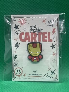 Marvel Iron Man PVC Rubber Hat Pin Lapel Backpack Collectible